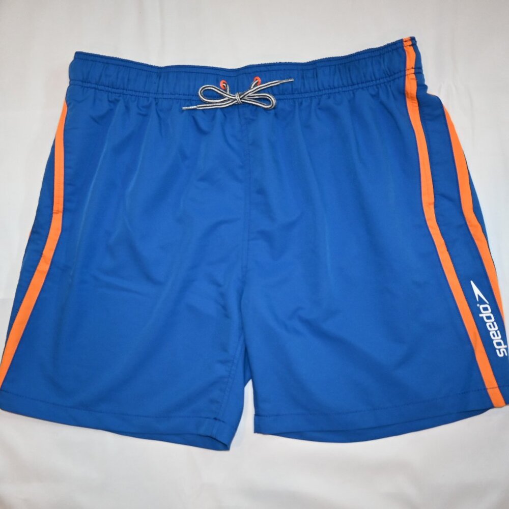 Men's Speedo Swim Trunks, XXL, Blue and Orange